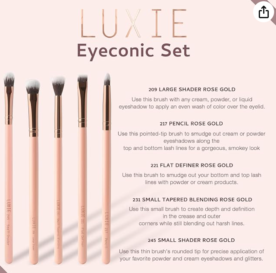 Luxie Eyeconic Eye Set